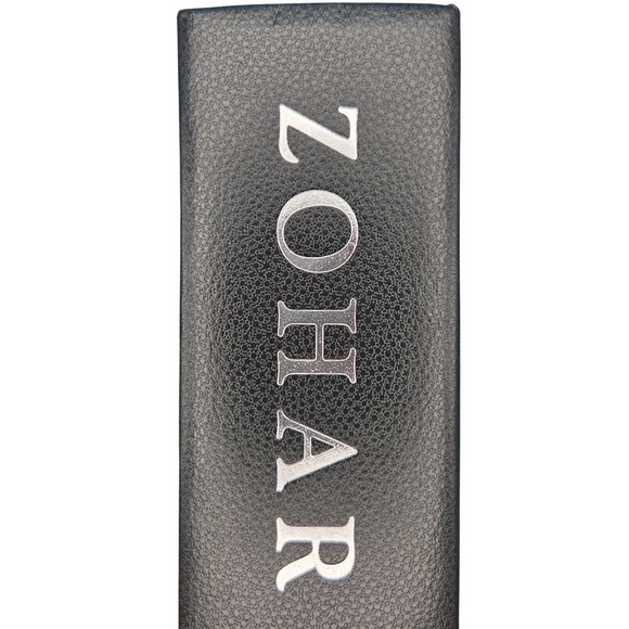 Kabbalah Centre Zohar Hardcover Book Black Silver Lettering English Aramaic EX - Picture 2 of 4